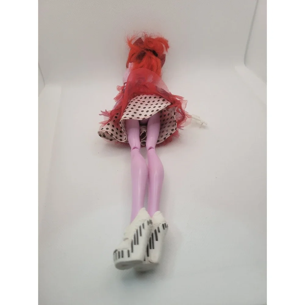 Monster High Operetta Dot Dead Gorgeous Doll Red Hair Polka Dot Dress Mattel G1